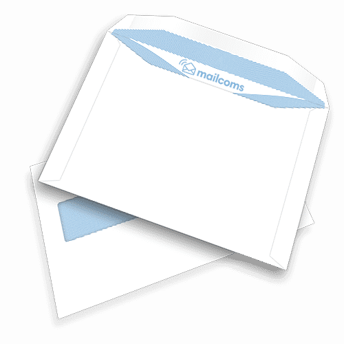 500 White C5+ Gummed High Windowed (45mm x 90mm Window) FP Mailing Folding Inserting Machine Envelopes