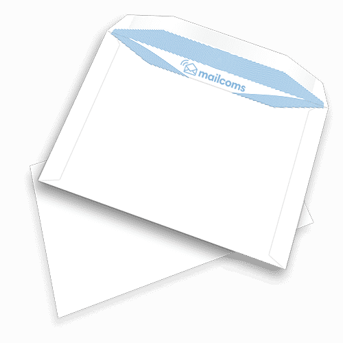 500 White C5+ Gummed Non-Windowed Neopost Folding Inserting Machine Envelopes
