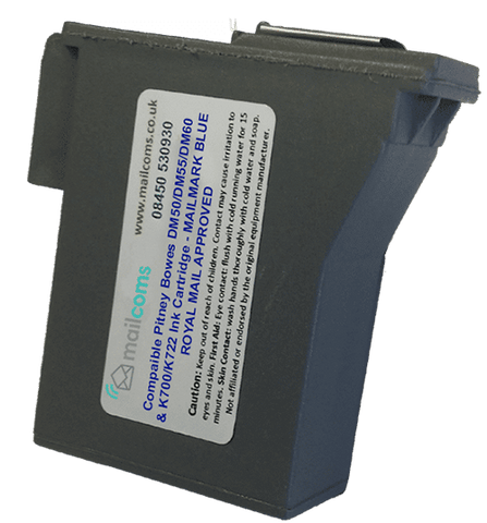 Pitney Bowes DM60 Ink & K722 Ink - Compatible Blue Ink Cartridge